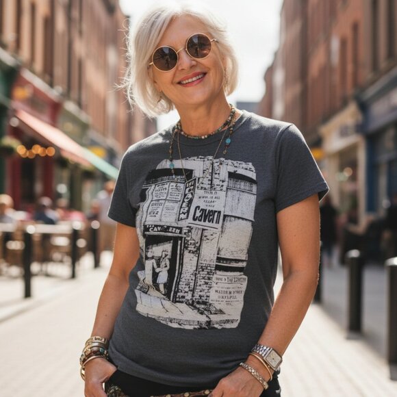 THE BEATLES CAVERN CLUB UK Liverpool Graphic Tee S M Artist  Rock Band Shirt - Picture 16 of 16